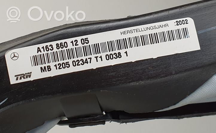 Mercedes-Benz ML W163 Šoninė oro pagalvė A1638601205