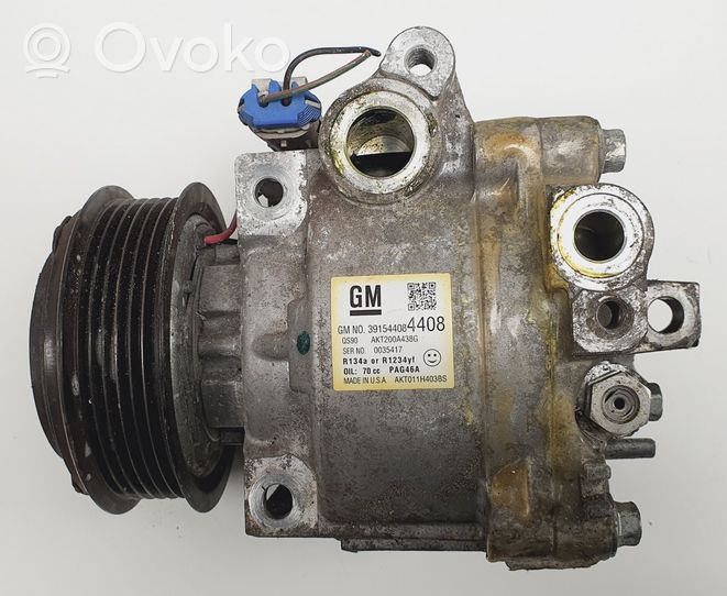 Opel Adam Ilmastointilaitteen kompressorin pumppu (A/C) 39154408 AKT200A438G