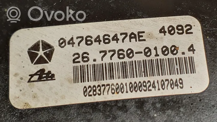 Chrysler Sebring (ST-22 - JR) Brake booster 04764647AE