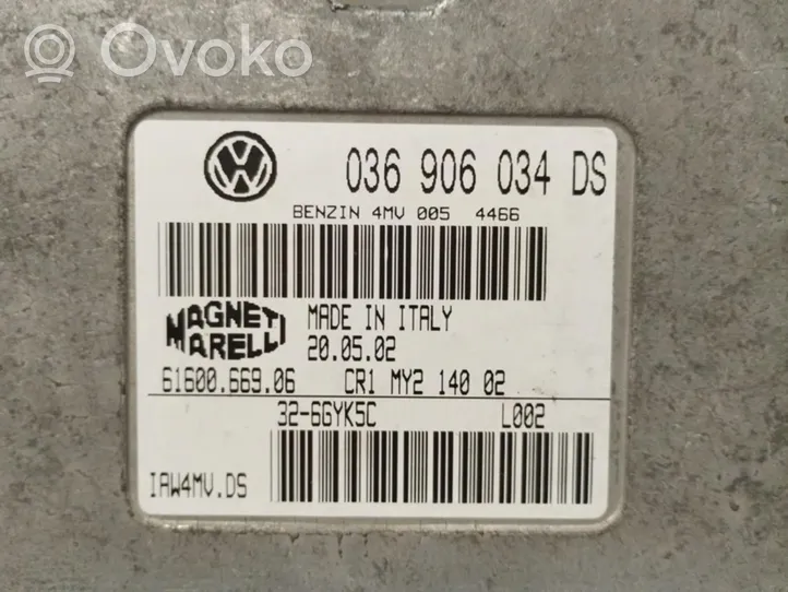 Seat Toledo I (1L) Sterownik / Moduł ECU 036906034DS