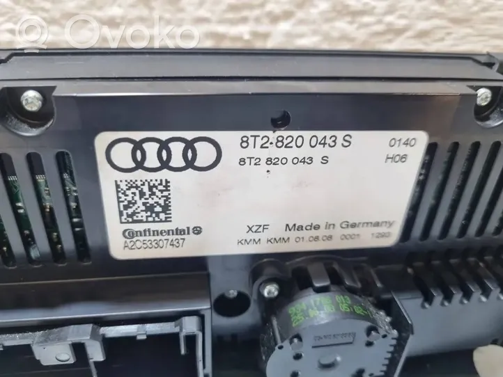 Audi A5 Sportback 8TA Unité de contrôle climatique A2C53307437