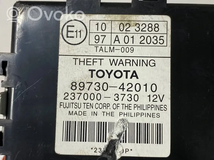 Toyota RAV 4 (XA30) Sterownik / Moduł alarmu 23700-3730