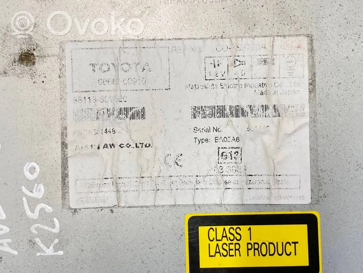 Toyota Avensis T250 Radio/CD/DVD/GPS head unit 