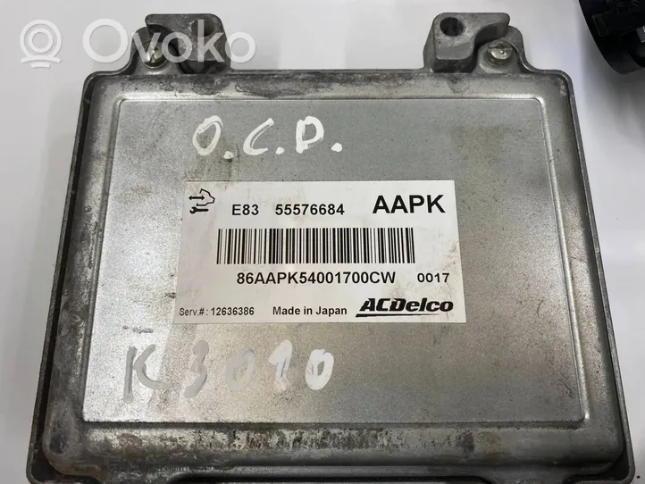 Opel Corsa D Moottorinohjausyksikön sarja ja lukkosarja 12636386