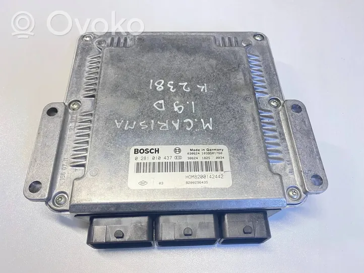 Mitsubishi Carisma Sterownik / Moduł ECU 0281010437