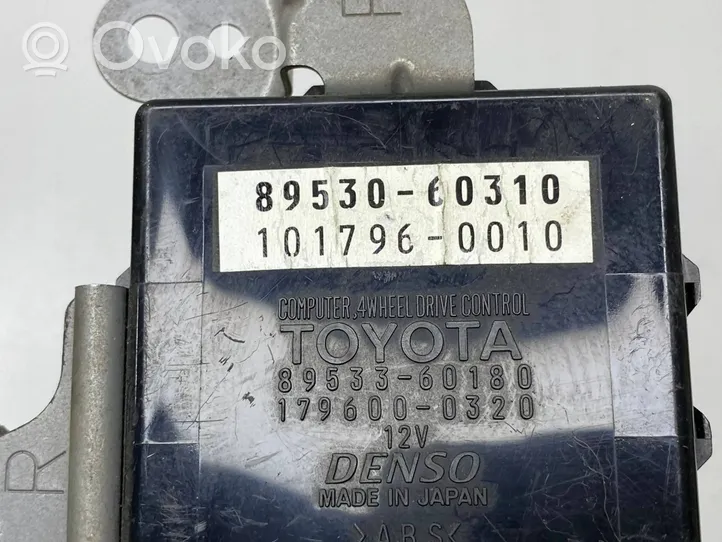 Toyota Land Cruiser (J120) Unité de commande, différentiel boîte de transfert 8953060310