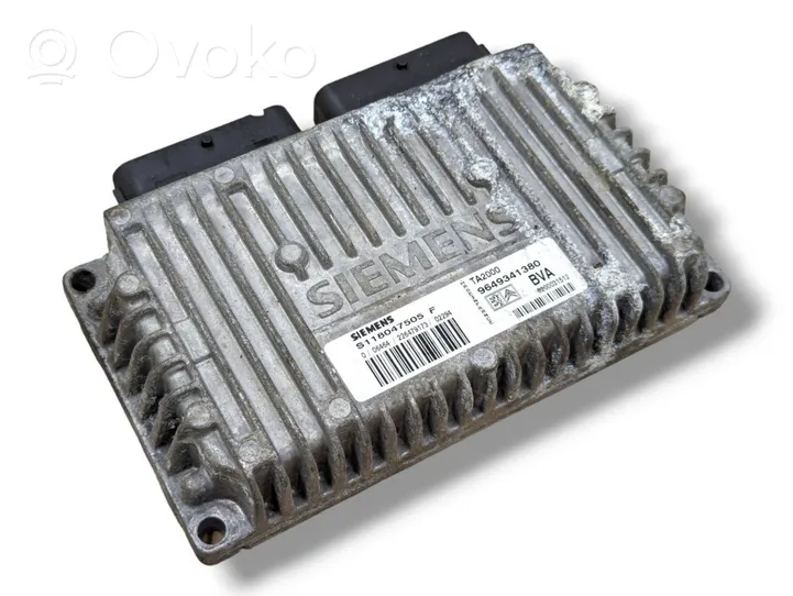 Peugeot 307 Sterownik / Moduł ECU S118047505F