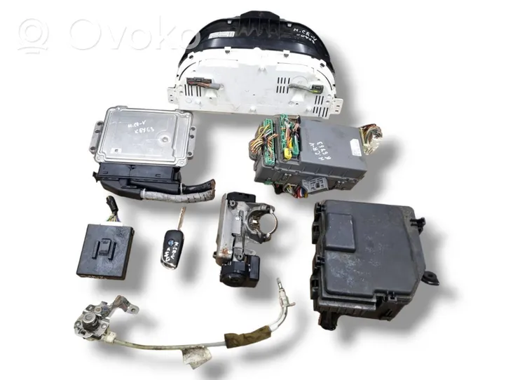 Honda CR-V Juego de cerradura y set ECU del motor 0281013633