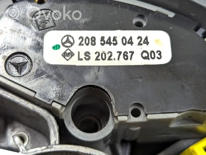 Mercedes-Benz CLK A208 C208 Interruptor/palanca de limpiador de luz de giro 2085450424