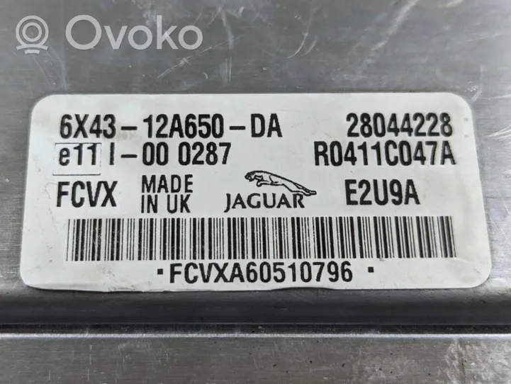 Jaguar X-Type Kit centralina motore ECU e serratura R0411C047A