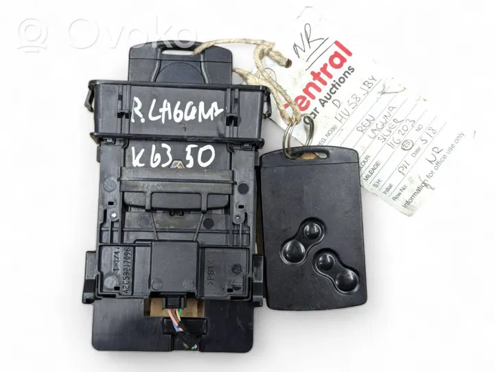 Renault Laguna III Kit calculateur ECU et verrouillage 0281014646