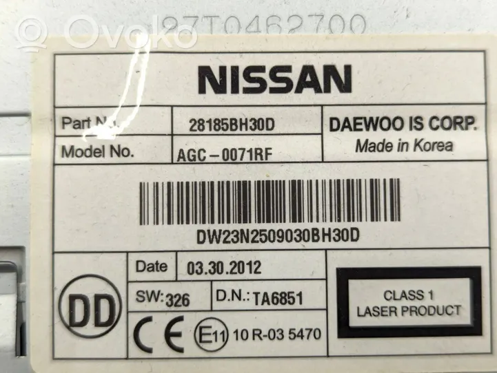 Nissan Juke I F15 Unità principale autoradio/CD/DVD/GPS 