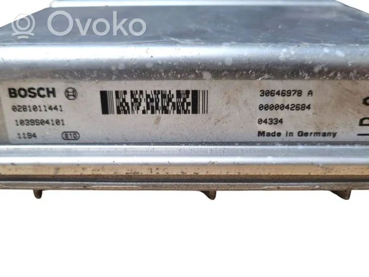 Volvo XC90 Kit centralina motore ECU e serratura 0281011441