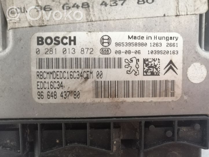 Citroen C4 I Picasso Sterownik / Moduł ECU RBCMMDEDC16C34CEM