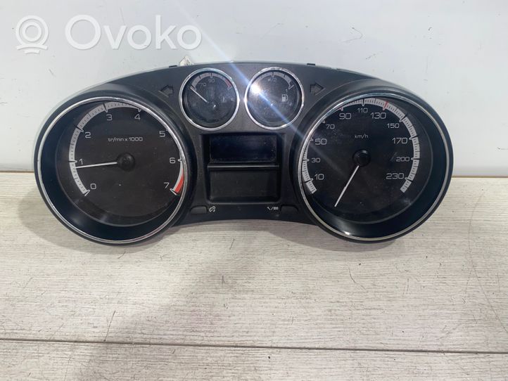 Peugeot 308 Tachimetro (quadro strumenti) 9674994880