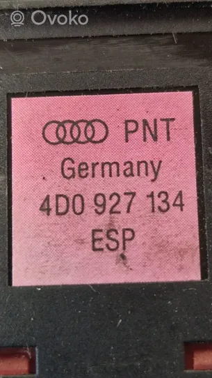 Audi A8 S8 D2 4D Interruttore ESP (controllo elettronico della stabilità) 4D0927134