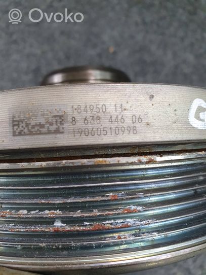 BMW 3 G20 G21 Poulie de vilebrequin 8638446