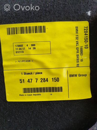 BMW 4 F32 F33 Garniture panneau latérale du coffre 7284150