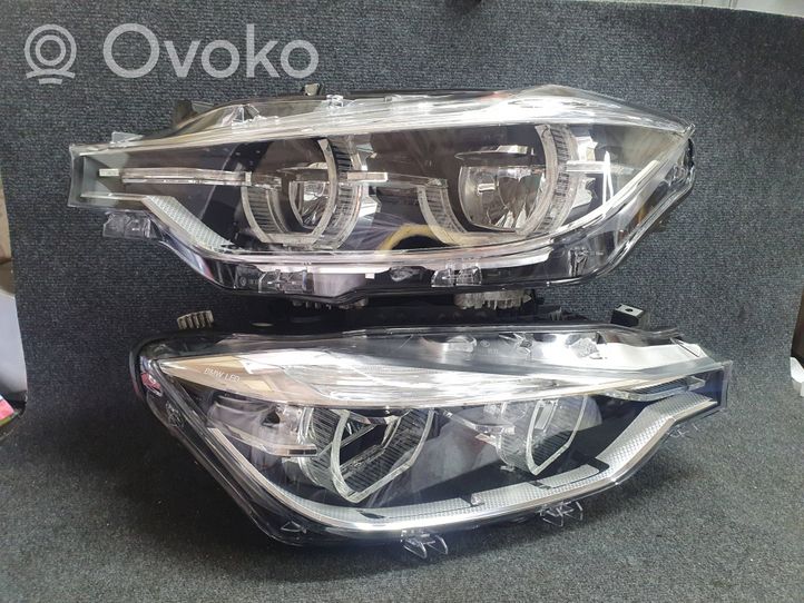 BMW 3 F30 F35 F31 Lot de 2 lampes frontales / phare 7453486