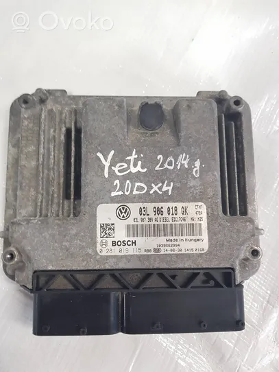 Skoda Yeti (5L) Sterownik / Moduł ECU 03L906018QK