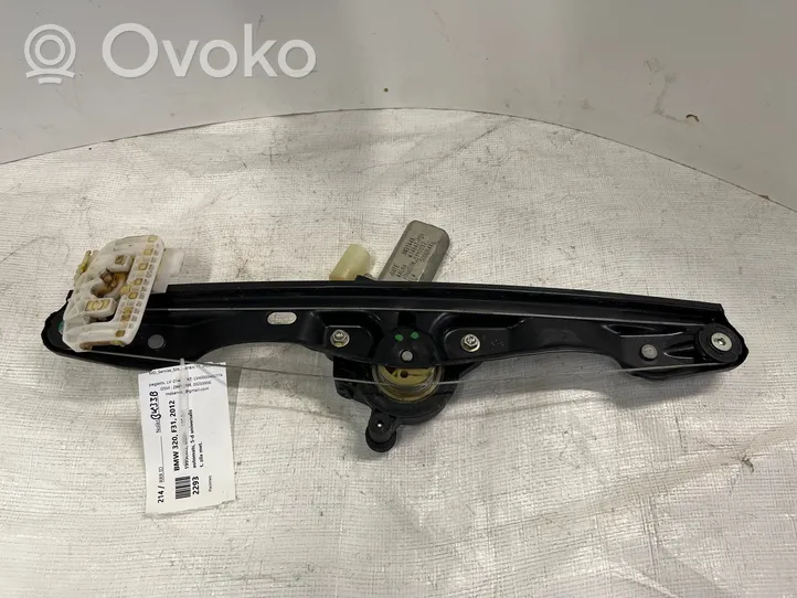 BMW 3 F30 F35 F31 Rear door window regulator with motor 7351050