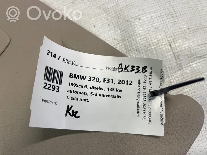 BMW 3 F30 F35 F31 Headlining roof cover 4120221