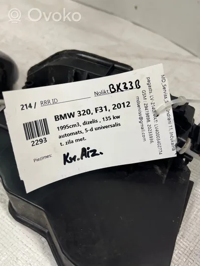 BMW 3 F30 F35 F31 Support extérieur, poignée de porte arrière 7332267