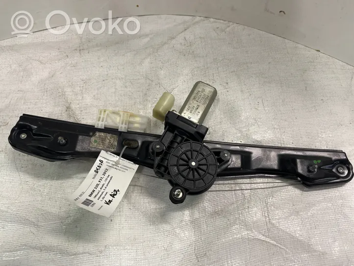 BMW 3 F30 F35 F31 Rear door window regulator with motor 1775671