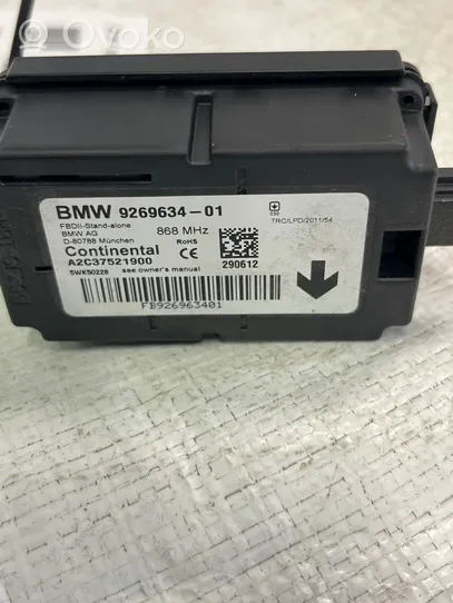 BMW 3 F30 F35 F31 Hälytyksen ohjainlaite/moduuli 9269634