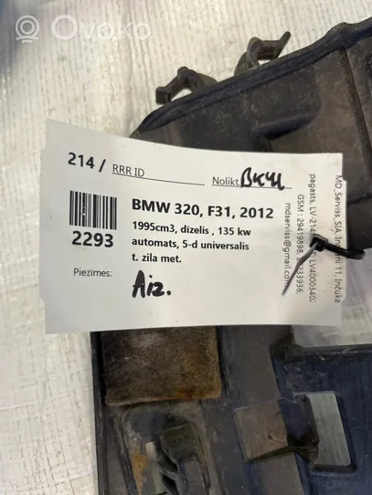 BMW 3 F30 F35 F31 Galinis sustiprinimas bamperio 7256921