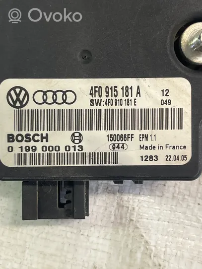 Audi A6 S6 C6 4F Unité de contrôle à bord d'alimentation 4F0915181A