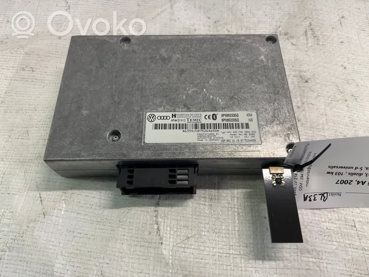 Audi A4 S4 B7 8E 8H Module unité de contrôle Bluetooth 8P0862335Q