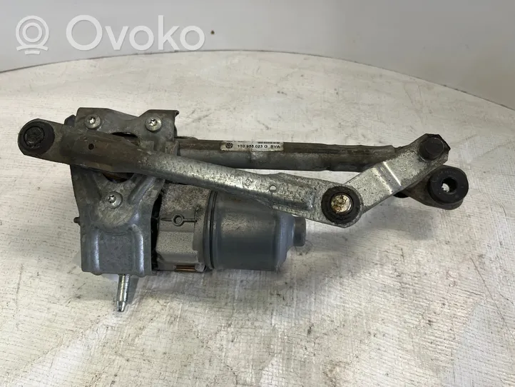 Volkswagen Touran I Tringlerie et moteur d'essuie-glace avant 1T0955023G