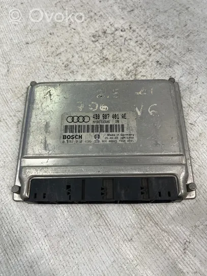 Audi A6 S6 C5 4B Unidad de control/módulo del motor 0281010496