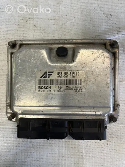 Volkswagen Sharan Engine control unit/module 038906019FC