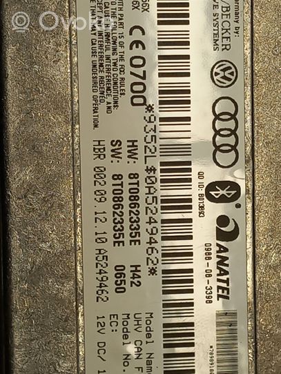 Audi A4 S4 B8 8K Bluetoothin ohjainlaite/moduuli 8T0862335A