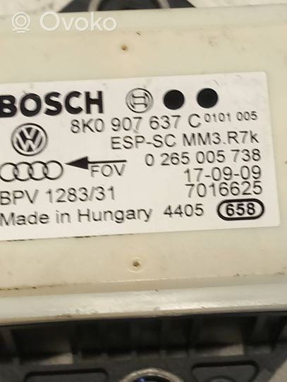 Audi A5 Sportback 8TA Czujnik przyspieszenia ESP 8K0907637C