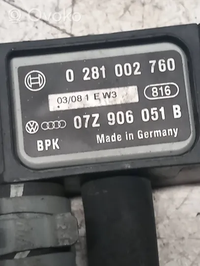 Audi A5 8T 8F Sensore di pressione dei gas di scarico 07Z906051B