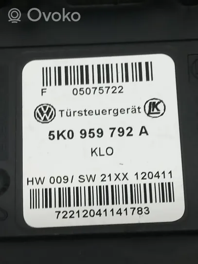Volkswagen Golf Plus Mécanisme de lève-vitre avec moteur 5K0959792A