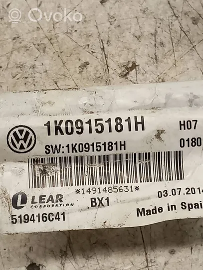 Volkswagen PASSAT B7 Câble négatif masse batterie 1K0915181H