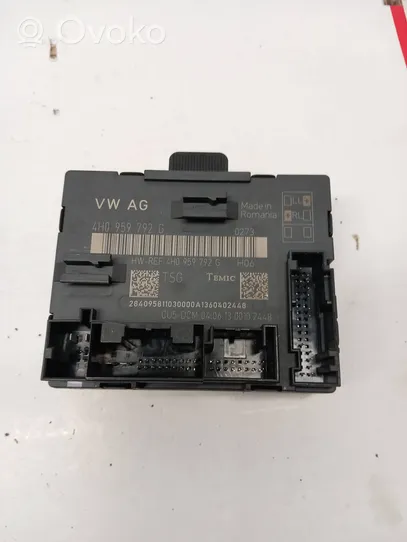 Audi A8 S8 D4 4H Durų elektronikos valdymo blokas 4H0959792G