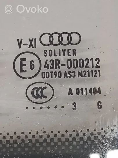 Audi A8 S8 D4 4H Aizmugurējais virsbūves sānu stikls DOT90ASS421121