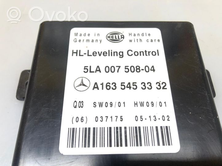 Mercedes-Benz ML W163 Sterownik / Moduł świateł LCM A1635453332