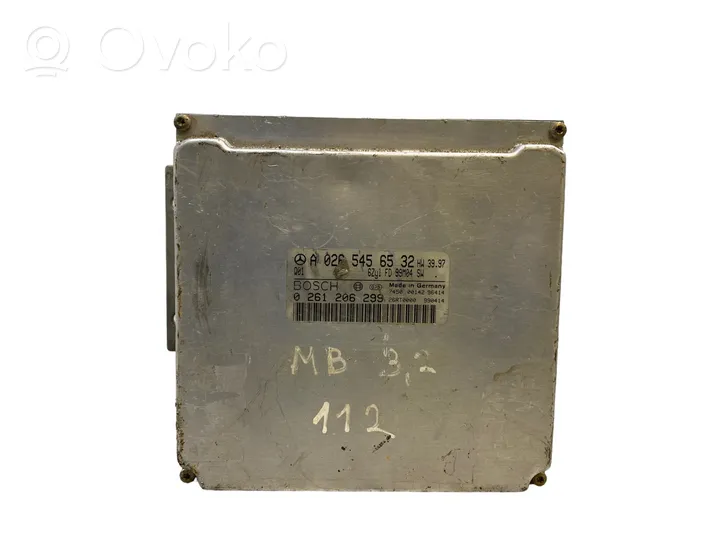 Mercedes-Benz E W210 Calculateur moteur ECU A0265456532