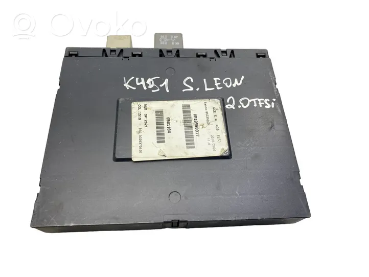 Seat Leon (1P) Komputer / Sterownik ECU i komplet kluczy 0261S02113