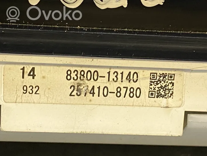 Toyota Corolla Verso E121 Komputer / Sterownik ECU i komplet kluczy 8966113060