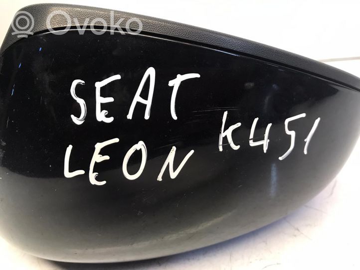 Seat Leon (1P) Etuoven sähköinen sivupeili 010852