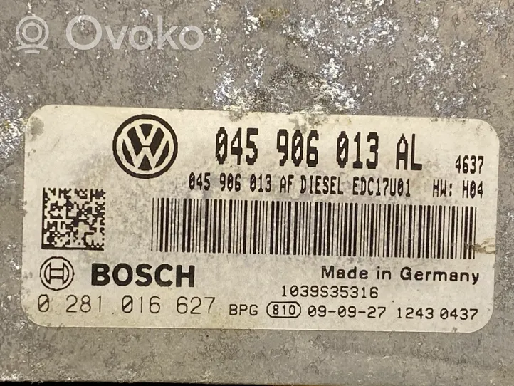 Skoda Fabia Mk2 (5J) Komputer / Sterownik ECU i komplet kluczy 045906013AL