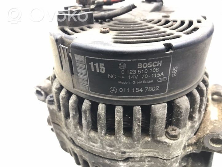 Mercedes-Benz E W210 Generatore/alternatore 0111547802