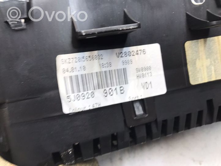 Skoda Fabia Mk2 (5J) Komputer / Sterownik ECU i komplet kluczy 03D906023N